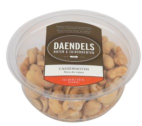 Daendels Cashewnoten Gezouten 150GR